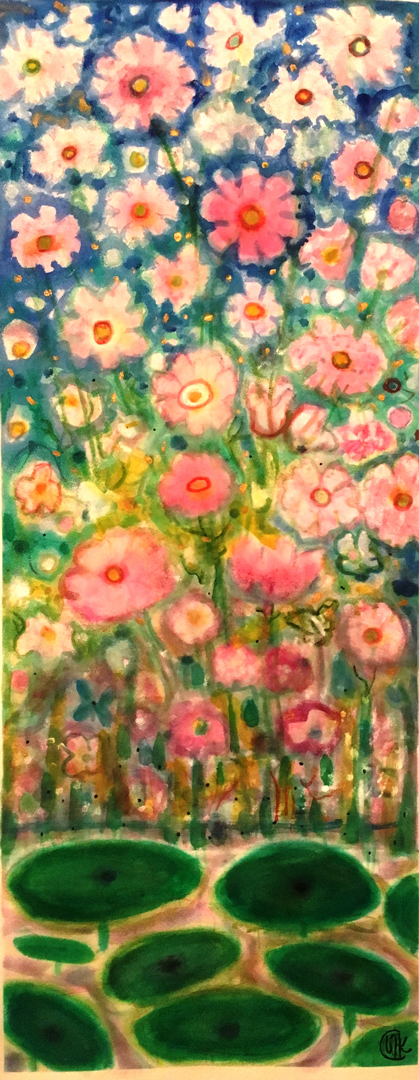 Cosmos by the Pond